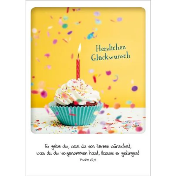 Produktbild des Artikels Postkarten: Herzlichen Glückwunsch - Polaroid-Stil, 4 Stück (Schreibwaren)