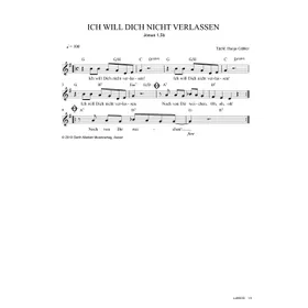 Produktbild des Artikels Ich will dich nicht verlassen (Noten - Download)
