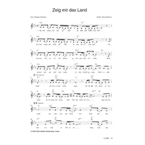 Produktbild des Artikels Zeig mir das Land (Noten - Download)