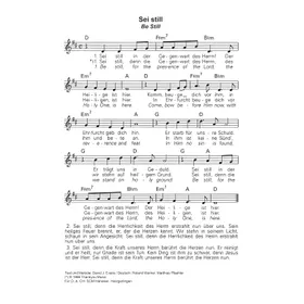 Produktbild des Artikels Sei still in der Gegenwart des Herrn (Noten - Download)