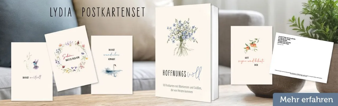 Banner zu Postkartenset - Hoffnungs.voll