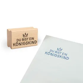 Produktbild des Artikels Holzstempel "Königskind" ()