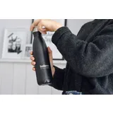 Stimmungsbild zu Isolierflasche "Believe all things are possible" - schwarz