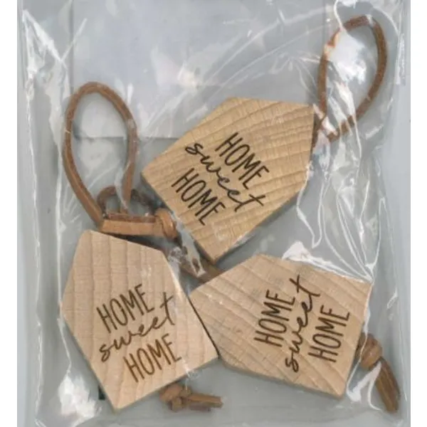 Produktbild des Artikels Schlüsselanhänger "Home sweet home" 3er Set ()