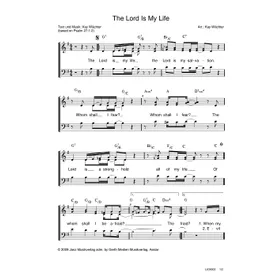 Produktbild des Artikels The Lord Is My life (Noten - Download)