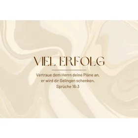 Produktbild des Artikels Postkarte "Viel Erfolg" (Schreibwaren)