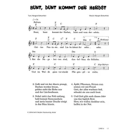 Produktbild des Artikels Bunt, bunt kommt der Herbst (Noten - Download)