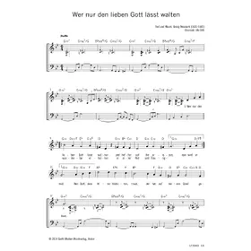 Produktbild des Artikels Wer nur den lieben Gott lässt walten (Noten - Download)