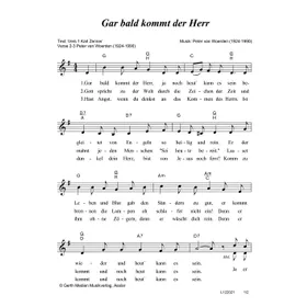 Produktbild des Artikels Gar bald kommt der Herr (Noten - Download)