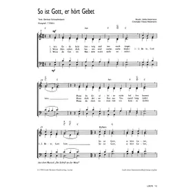 Produktbild des Artikels So ist Gott, er hört Gebet (Noten - Download)