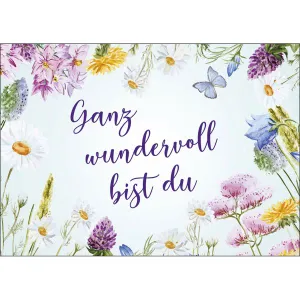 Produktbild des Artikels Postkarten: Ganz wundervoll, 4 Stück (Schreibwaren)