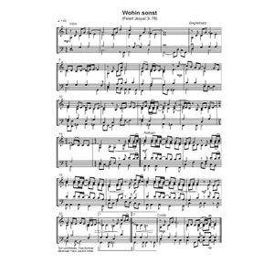 Produktbild des Artikels Wohin sonst (Noten - Download)