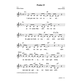 Produktbild des Artikels Psalm 23 (Noten - Download)