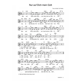Produktbild des Artikels Nur auf Dich mein Gott (Noten - Download)