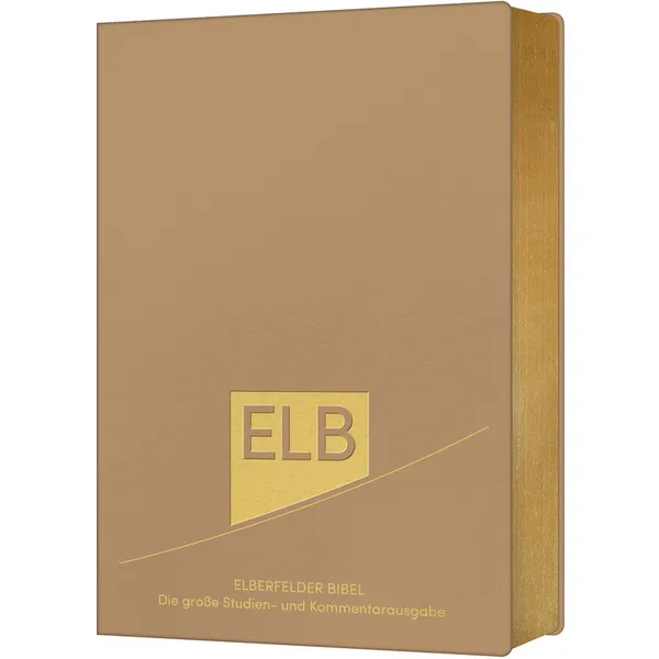 Produktbild des Artikels Elberfelder Bibel. Die große Studien- und Kommentarausgabe Leder mit Goldschnitt (Bibel - Leder)