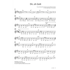 Produktbild des Artikels Dir, oh Gott (Noten - Download)