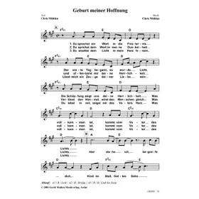 Produktbild des Artikels Geburt meiner Hoffnung (Noten - Download)