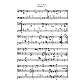 Produktbild des Artikels Für den König (Noten - Download)