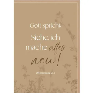 Produktbild des Artikels Jahreslosung 2026 - Faltkarte "Schattenspiel" (Schreibwaren)