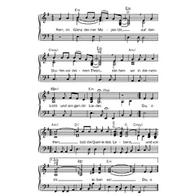 Produktbild des Artikels Herr im Glanz deiner Majestät (Noten - Download)