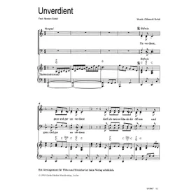 Produktbild des Artikels Unverdient (Noten - Download)