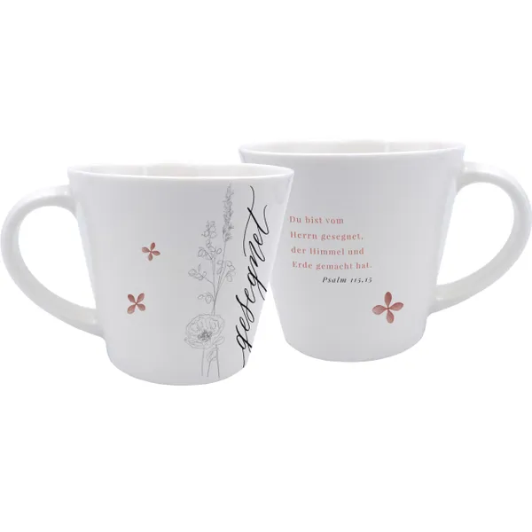 Produktbild des Artikels Tasse "gesegnet" ()