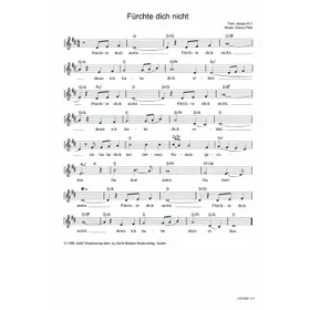 Produktbild des Artikels Fürchte dich nicht (Noten - Download)
