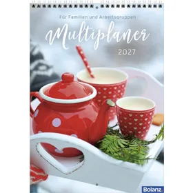 Produktbild des Artikels Multiplaner 2027 (Kalender - Spiralbindung)