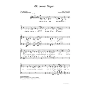 Produktbild des Artikels Gib deinen Segen (Noten - Download)