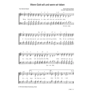 Produktbild des Artikels Wenn Gott will und wenn wir leben (Noten - Download)