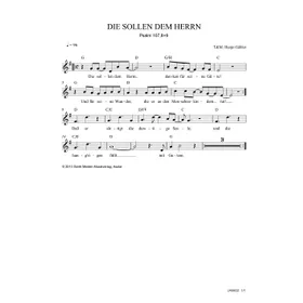Produktbild des Artikels Die sollen dem Herrn danken (Noten - Download)