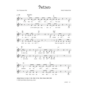 Produktbild des Artikels Petzen (Noten - Download)