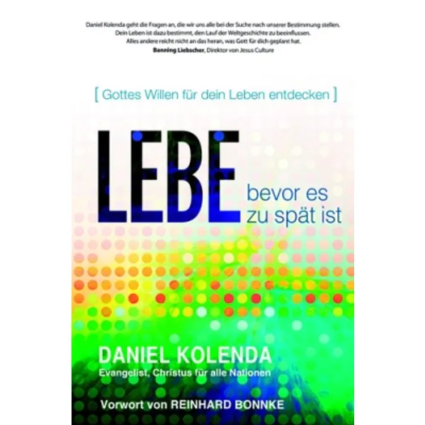 Produktbild des Artikels Lebe bevor es zu spät ist (Buch - Paperback)
