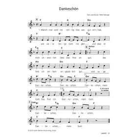 Produktbild des Artikels Dankeschön (Noten - Download)