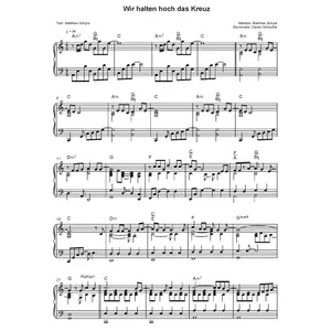 Produktbild des Artikels Wir halten hoch das Kreuz (Noten - Download)