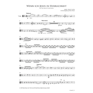 Produktbild des Artikels Wenn ich Jesus in Herrlichkeit (Violla) (Noten - Download)