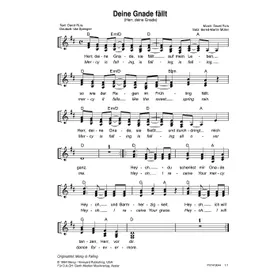 Produktbild des Artikels Deine Gnade fällt (Noten - Download)