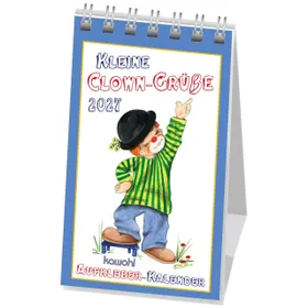 Produktbild des Artikels Kleine Clown Grüsse 2027 - Aufkleber-Kalender (Kalender - Spiralbindung)