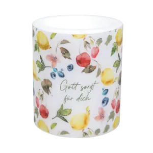 Produktbild des Artikels Kerze/Windlicht "Gott sorgt für dich" ()