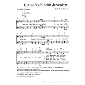 Produktbild des Artikels Gottes Stadt heißt Jerusalem (Noten - Download)