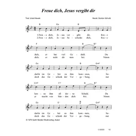 Produktbild des Artikels Freue dich, Jesus vergibt dir (Noten - Download)