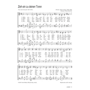 Produktbild des Artikels Zieh ein zu deinen Toren (Noten - Download)