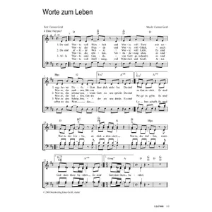 Produktbild des Artikels Worte zum Leben (Noten - Download)