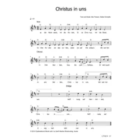 Produktbild des Artikels Christus in uns (Noten - Download)