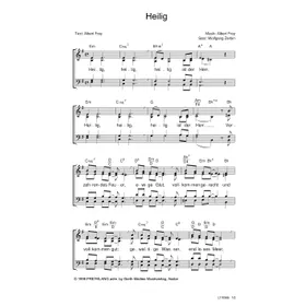 Produktbild des Artikels Heilig (Noten - Download)