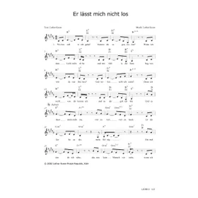 Produktbild des Artikels Er lässt mich nicht los (Noten - Download)