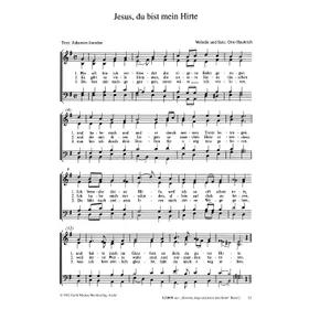 Produktbild des Artikels Jesus, du bist mein Hirte (Noten - Download)