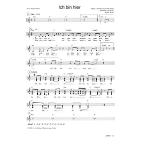 Produktbild des Artikels Ich bin hier (Noten - Download)