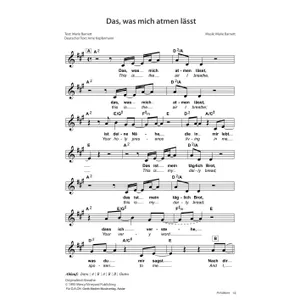 Produktbild des Artikels Das, was mich atmen lässt (Noten - Download)