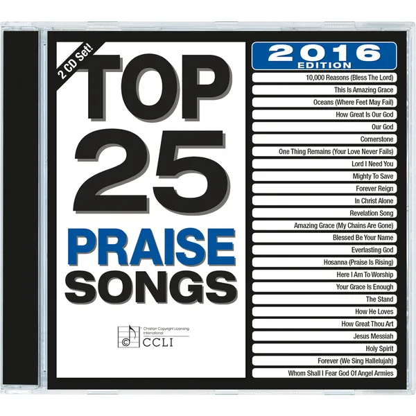 Produktbild des Artikels Top 25 Praise Songs 2016 (Audio - Doppel-CD)